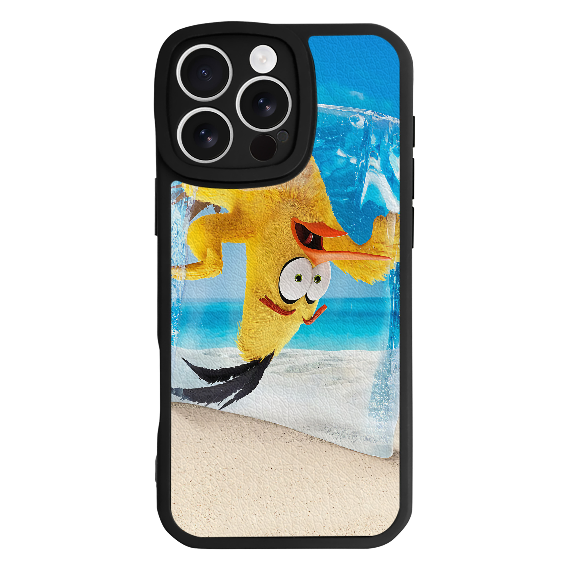 （画像用） Angry Birds アングリーバード 【iPhone 16シリーズ対応】シリコンスマホケース（レザー調） 材質：シリコン